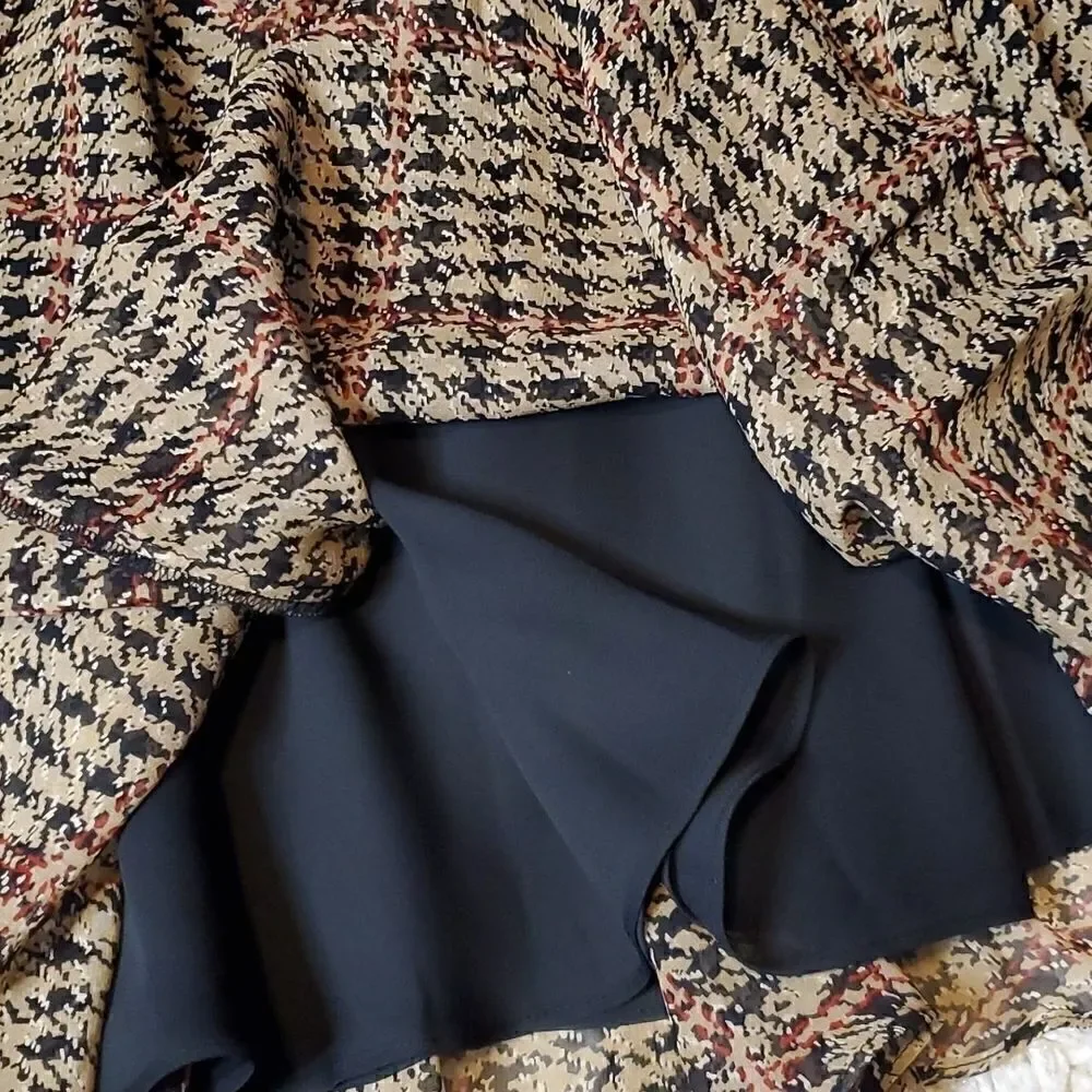JONES NEW YORK Silk Flare Skirt